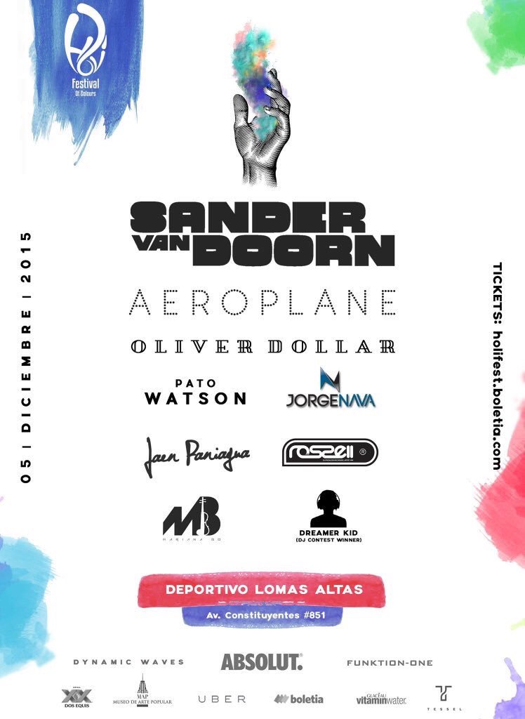 WorkaMusic's tweet photo. ¿Quién irá a @HoliFestivalMx? Ya es este sábado no se olviden #WorkaMusic #djs #holifestivalmx https://t.co/7PB9axa9Xi