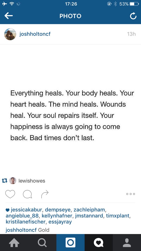 Holton's tweet photo. A repost of a repost. This is gold. Believe. #powerful #positiveenergy https://t.co/CV6Awtgg8c