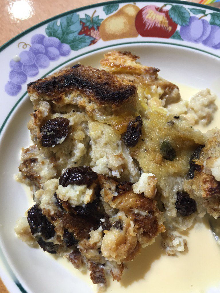 EventuresInt's tweet image. Bread &amp;amp; butter pudding