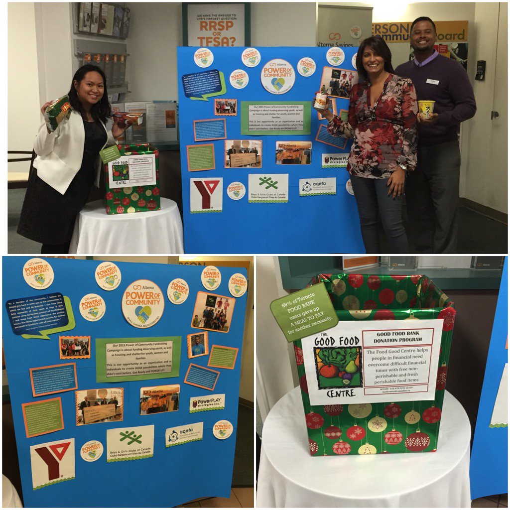 Frugina's tweet photo. Help our Ryerson team @alternasavings support Good Food Centre @RyersonU &amp; @BGCGT Power of Community drive. https://t.co/6XWBKI7dZO
