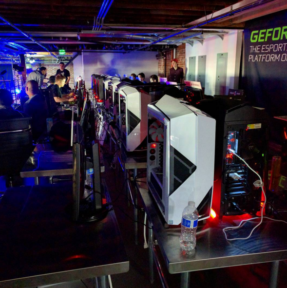 iBUYPOWER's tweet photo. Pros from at #IBPCup played on these @NZXT Noctis beauties. https://t.co/JDp2i0Ll8I