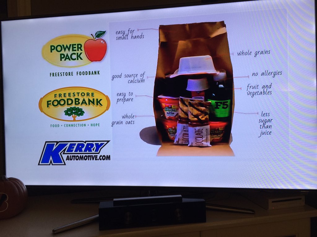 KurtReiber's tweet photo. Thx to #KerryAutomotive for its support of @FreestoreFB #PowerPackProgram Go to https://t.co/fsHtH2xpRz https://t.co/RMRW1dTLIz