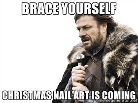 It's that time of year again! #nailart #blogger #nailpolish #Christmas #hellosummer