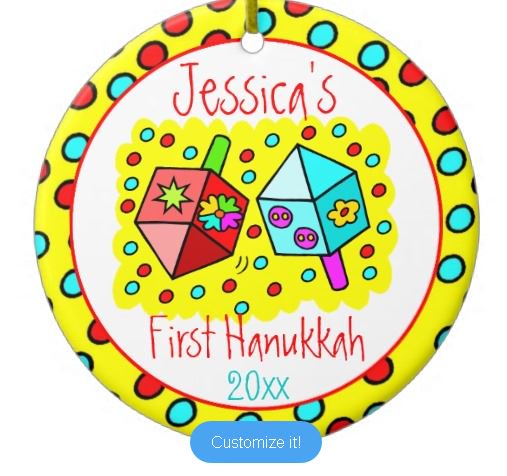 TeeLoft's tweet photo. #ShoutOut to Hedy in Canada! Hope you love our #FirstHanukkah #Ornament! https://t.co/jJYrDLq9lX. #CustomGifts https://t.co/hLfOOlkCzS