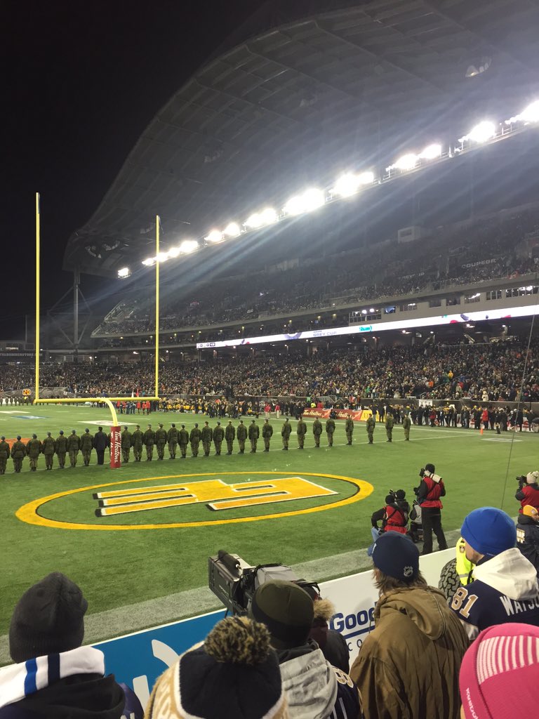 Great #GreyCup103 in Winnipeg yesterday. Excellent job Peg City!