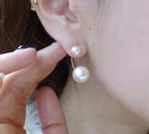 Jcrew style Women Cute Double Sided Pearl Earring Jacket Stud Ear Cuff Earrings
ebay.com/itm/1218070512…