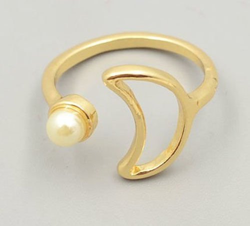New fashion jewelry moon pearl adjustable finger ring for women gift
ebay.com/itm/1218070541…