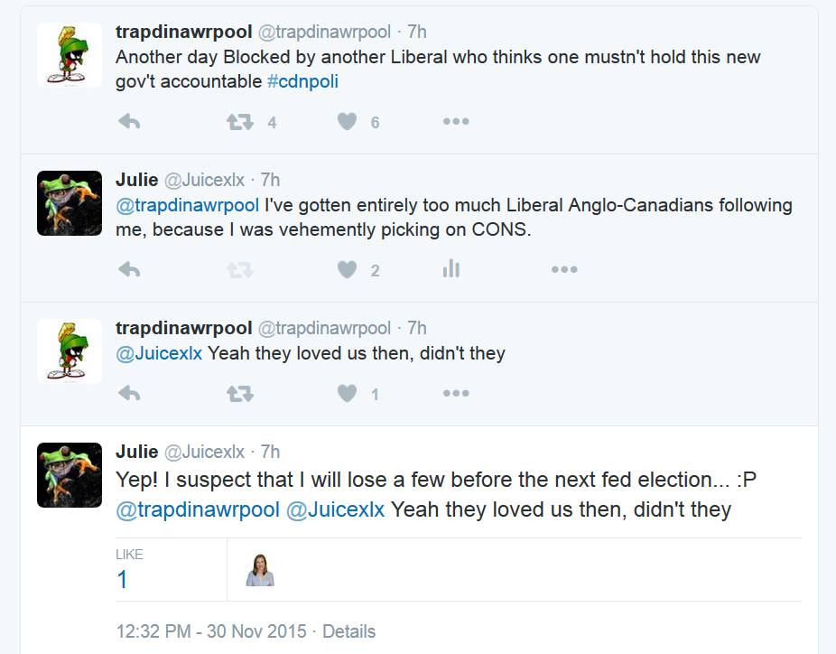 Juicexlx's tweet photo. @albertarabbit (PIC) HA! CDN Libs' Catch23 @smell3roses @PatOndabak #CDNPoli #OhWellWhatever https://t.co/gmXenW12hn