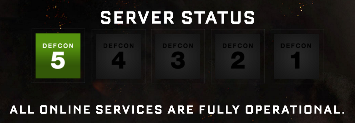 CODMW4Intel's tweet photo. Black Ops 3 Server Status Check:

5/5 - All online services are fully opertational. #PSN #PC #XBLIVE #BlackOps3 https://t.co/SMZPBKHiTO