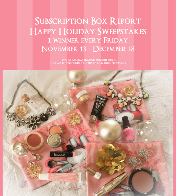 beautyboxreport's tweet photo. Happy Holidays #Sweepstakes @subboxreport #Win Lots of #Prizes #contest #giveaway #christmas https://t.co/R6BFBiUDAe https://t.co/jNXeQpbFd2