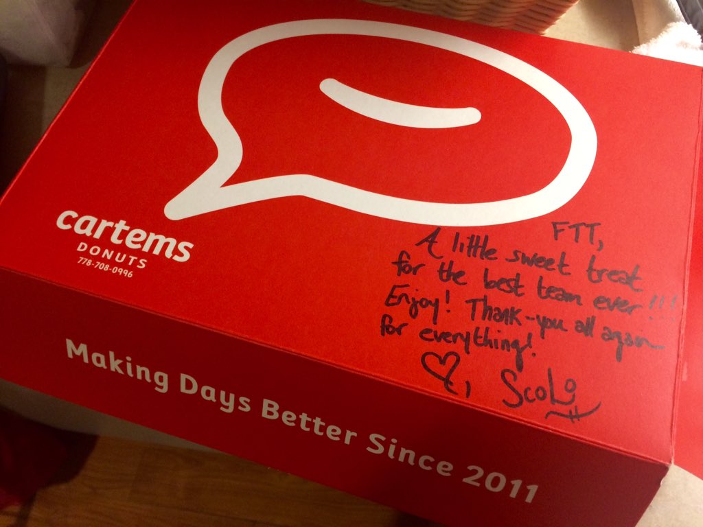 FitToTrain's tweet image. We love our clients...almost as much as we love donuts. #cartemsdonuts