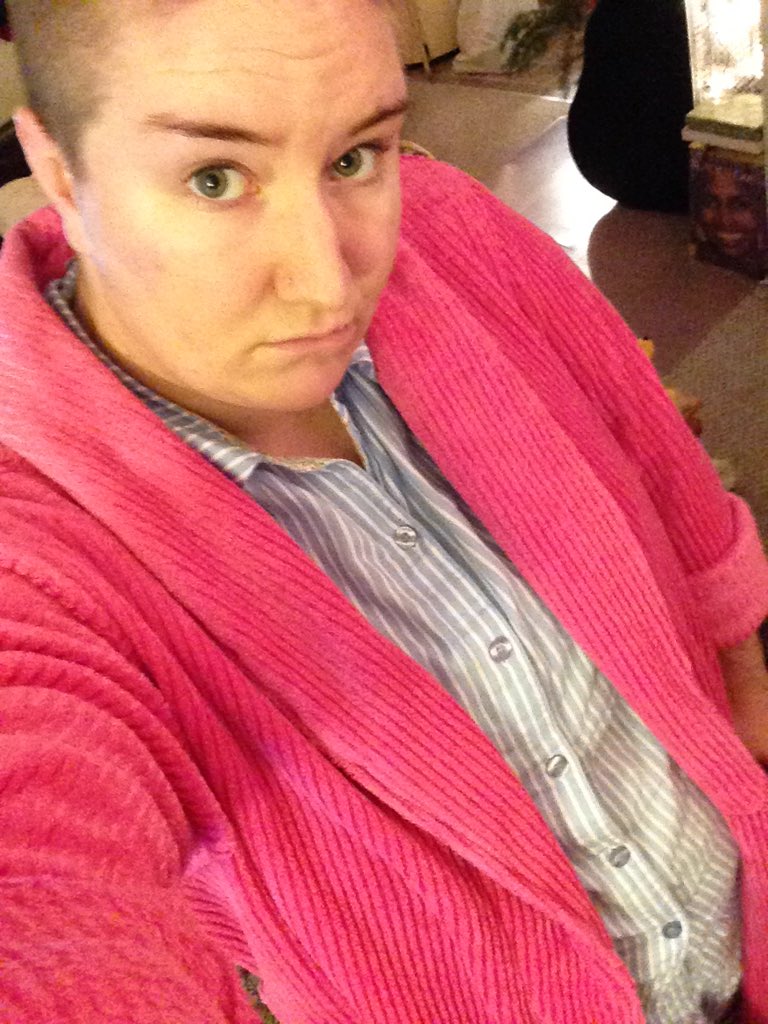 WriMoWriter's tweet photo. What my depression looks like; bathrobe and p'jams all day. #depressionselfie https://t.co/9gwNtVITvX