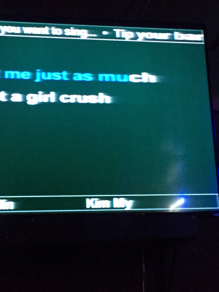 I went to do karaoke and they finally spelled my name right 😍 #peoplealwaysforgetthespace