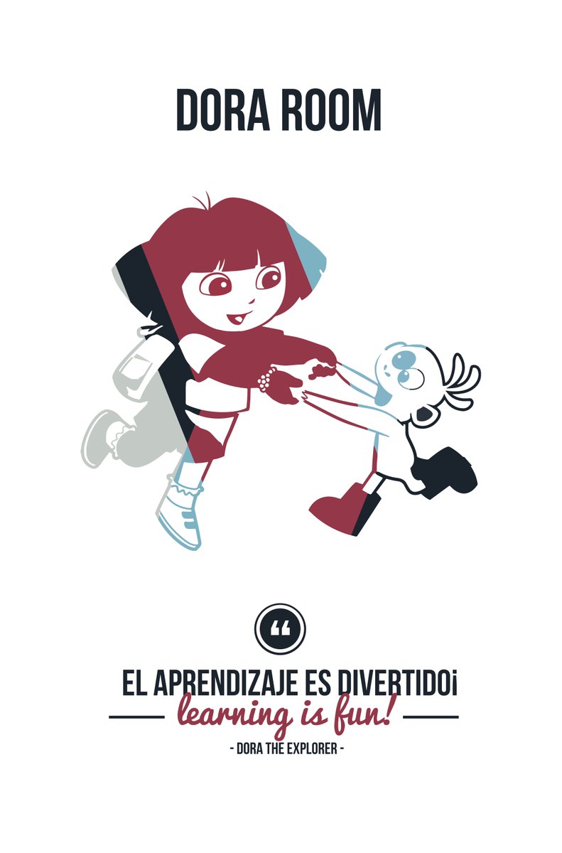 GeniusesInfo's tweet image. ‘Learning is fun!’ - Dora the Explorer #dora #learning #fun #design