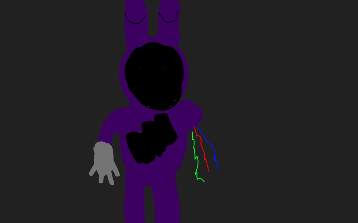 PlushFredbear's tweet photo. Withered Bonnie https://t.co/fONBmPwtVc