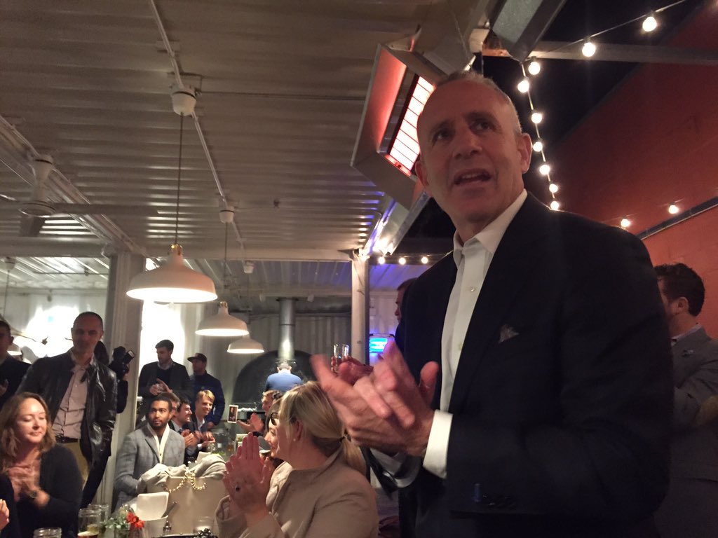 Steve4Sac's tweet photo. @Steinberg4Sac sings to the choir at a packed Young (and young at heart) Professionals mixer #mayor4all https://t.co/wkMjqunMgm