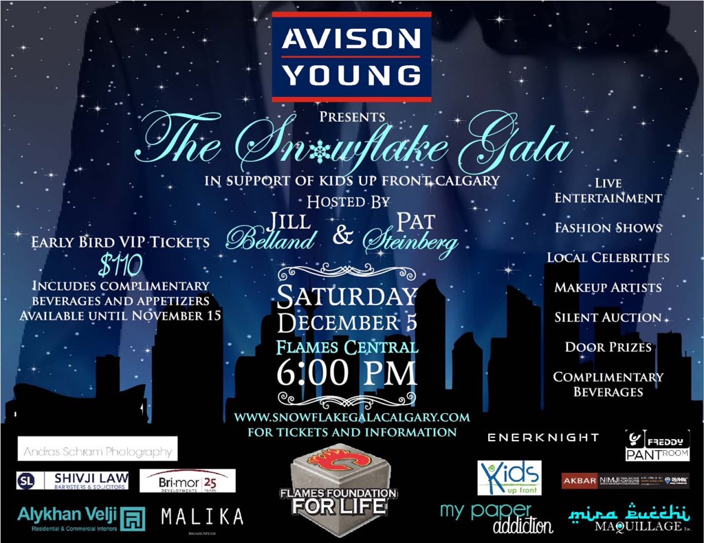 Let's do this #snowflakegalayyc @enerknight @sfgyyc <a href="/YYCdrinks/">#YYCdrinks</a> <a href="/flamescentral/">Flames Central</a> <a href="/KidsUpFrontCalg/">Kids Up Front Calg</a>