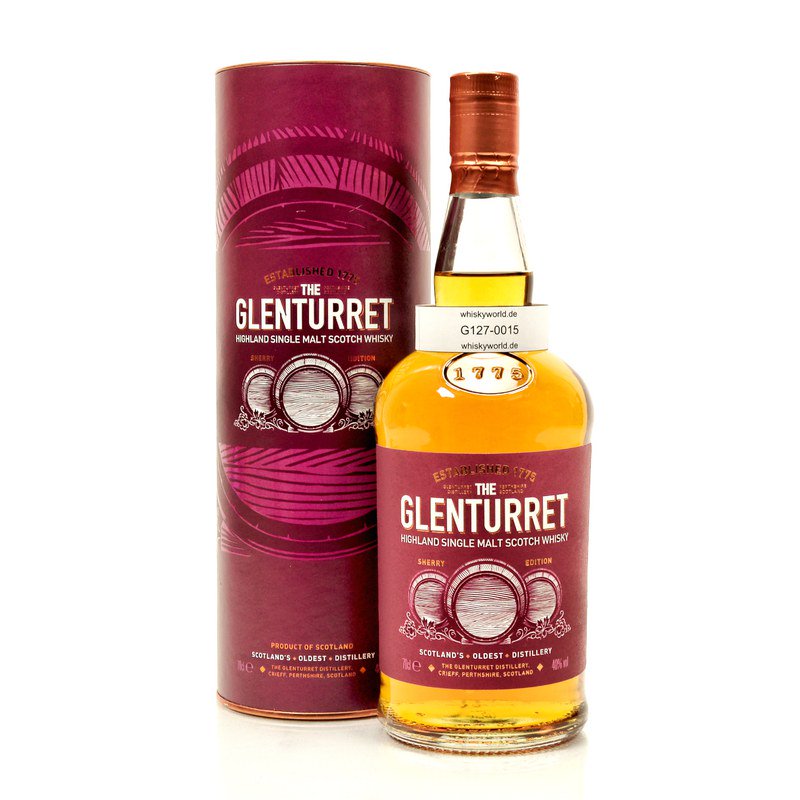Glenturret Sherry Edition 0,70 L/ 40.00% whisk(e)y &amp;gt; single malt buff.ly/1HBj4xV #rotwein #weisswein #we…