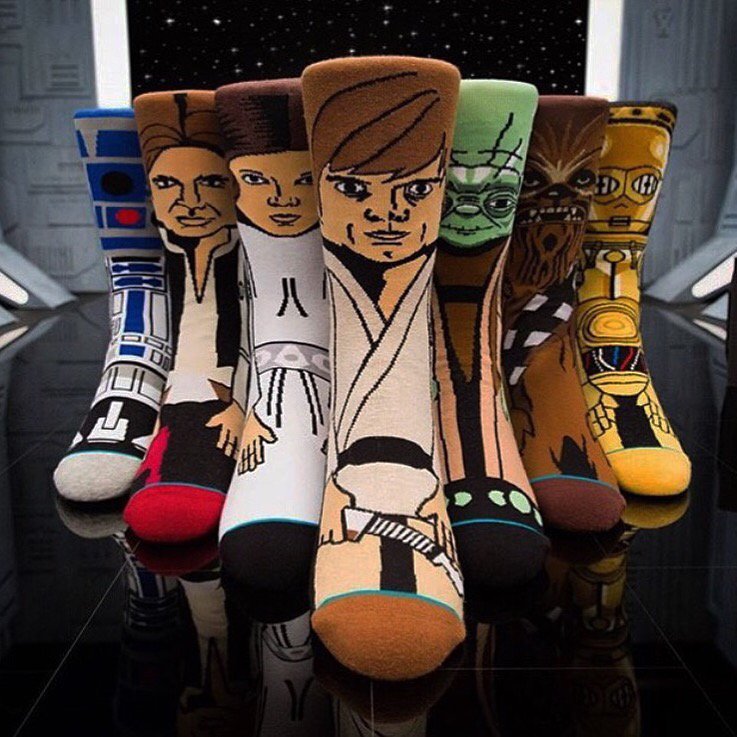 Which side will you choose. #theuncommonforce #starwars #stancesocks #TheUncommonThread #socks #airculture