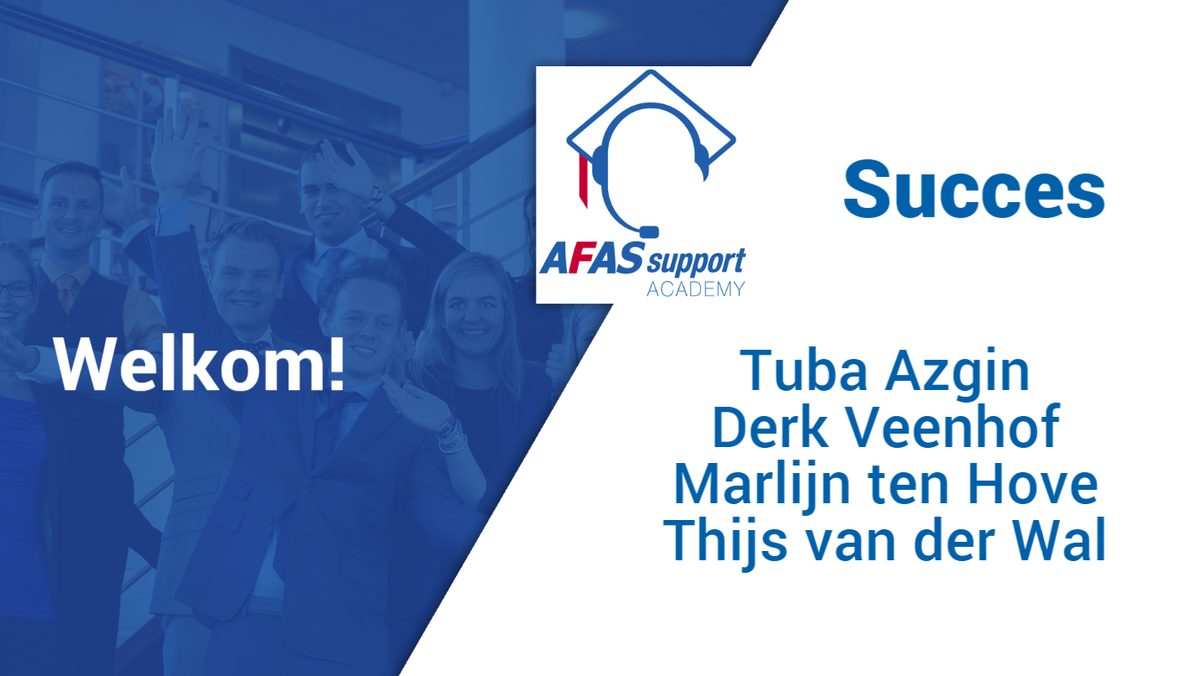 GertvanAssen's tweet photo. @derkveenhof Succes! We heten jullie warm welkom vandaag op de #AFASAcademy https://t.co/NrAXBDHbCp