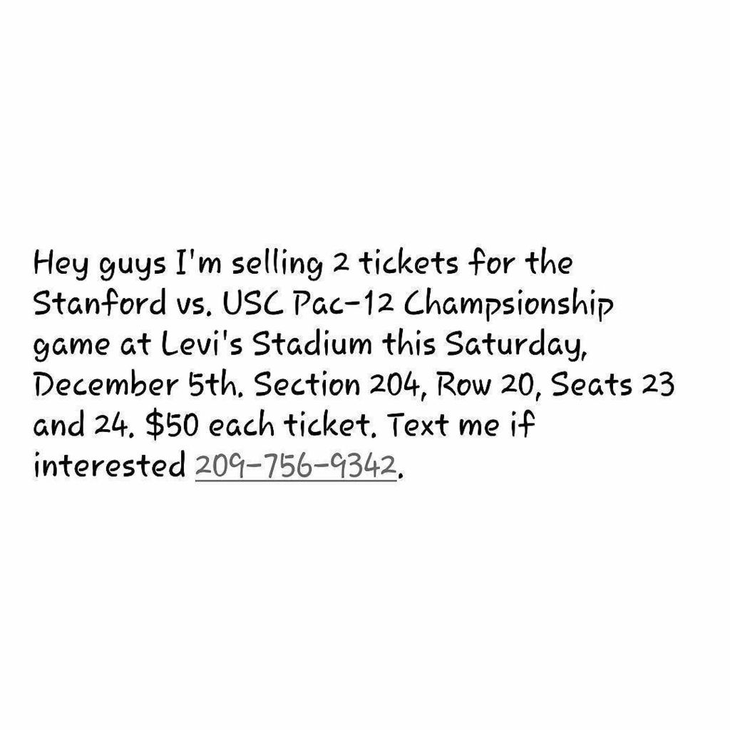 scenesfromusc's tweet photo. At https://t.co/uhQCmrwevY -- from laurita_gisel #Stanford #Stanfordfootball #USC #FightOn #tickets #ticketsforsal… https://t.co/of6Rn8FIcw