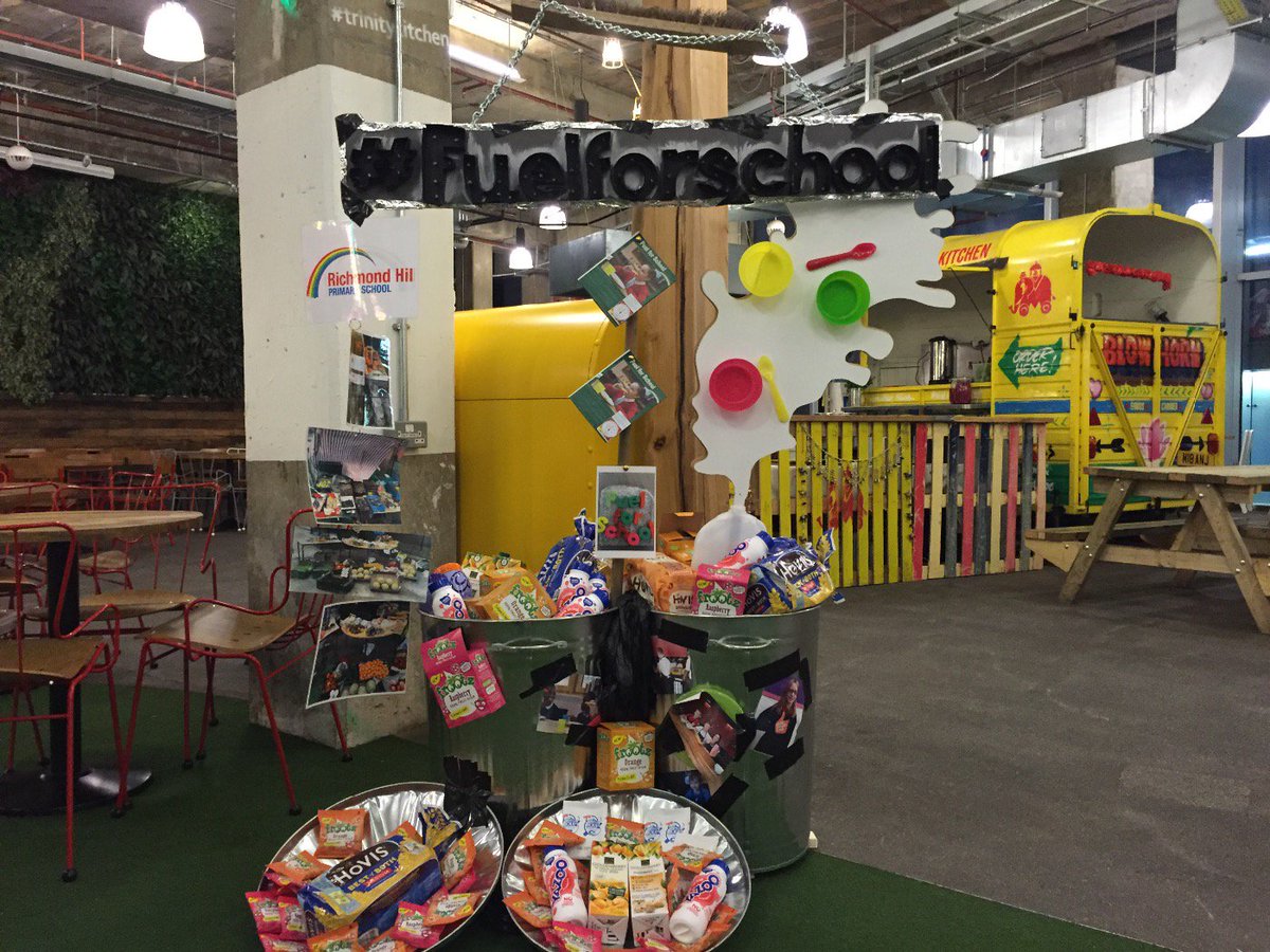 newsfromschool's tweet image. All set and ready to share the word about @fuelforschool thanks to @TrinityLeeds #fuelforschool #trinityleeds