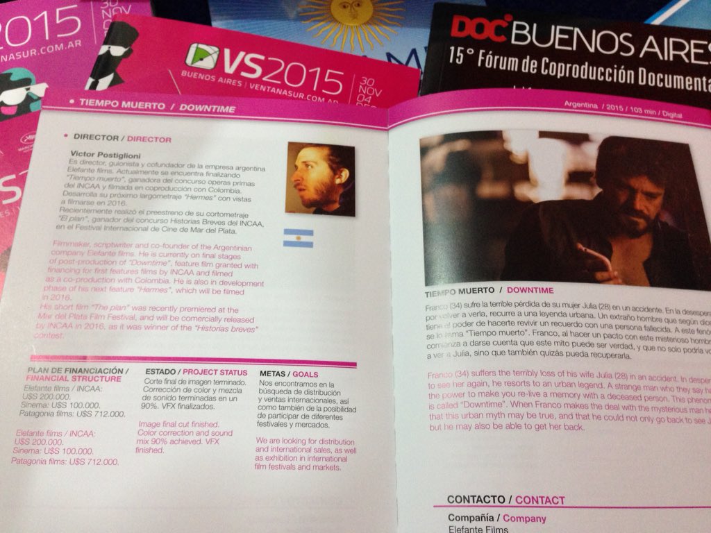 victor_post's tweet photo. #TiempoMuerto en #VentanaSur2015 #FilmsInProgress https://t.co/fNoakh3WVd