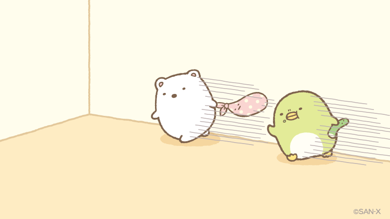 すみっコぐらし すみっコハウス しろくま ぺんぎん？ とんかつ とかげ ねこ