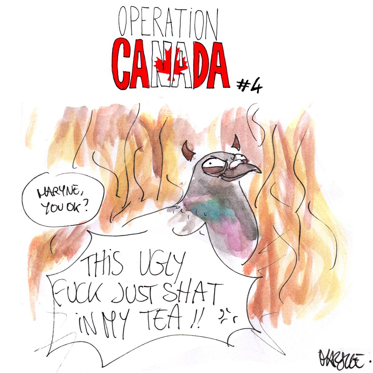 MaryneeLahaye's tweet photo. #OperationCanada #4: Moving In. An empty flat, a great roommate, dumb pigeons &amp; a dinosaur. https://t.co/MKD22t2tZi https://t.co/om1vqt9YBT