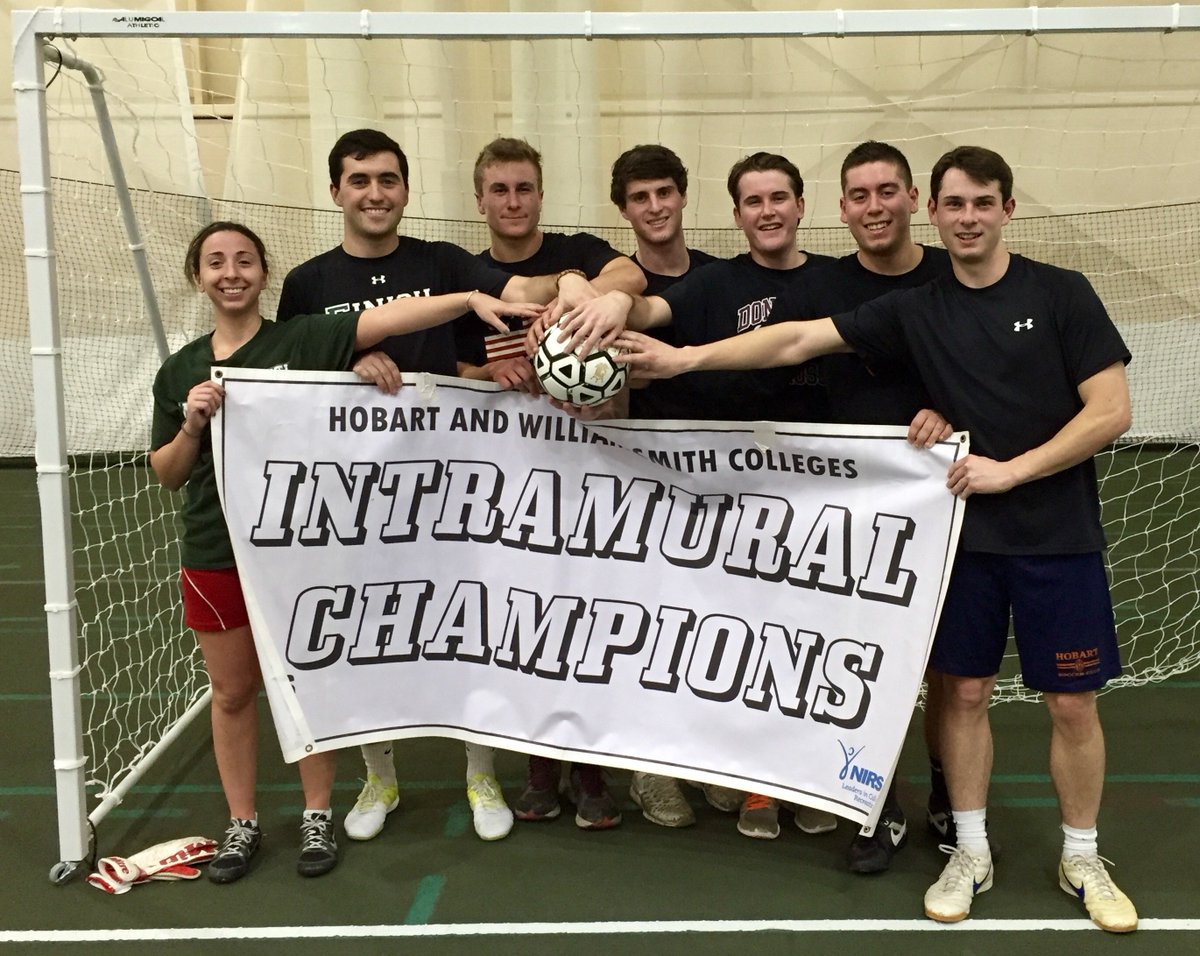 HWSRecreation's tweet photo. The Misfits take the indoor soccer championship in a 2-1 overtime thriller! https://t.co/8NpAG6uvgr