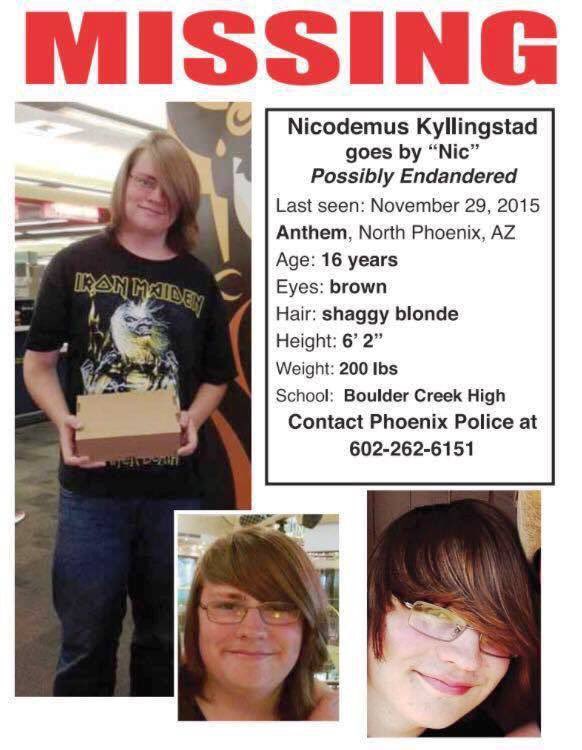 Mr_Gearing's tweet image. We need help finding Nicodemus Kyllingstad who is missing 12+ hrs  call @phoenixpolice w/ info PLZ RT RT RT RT RT