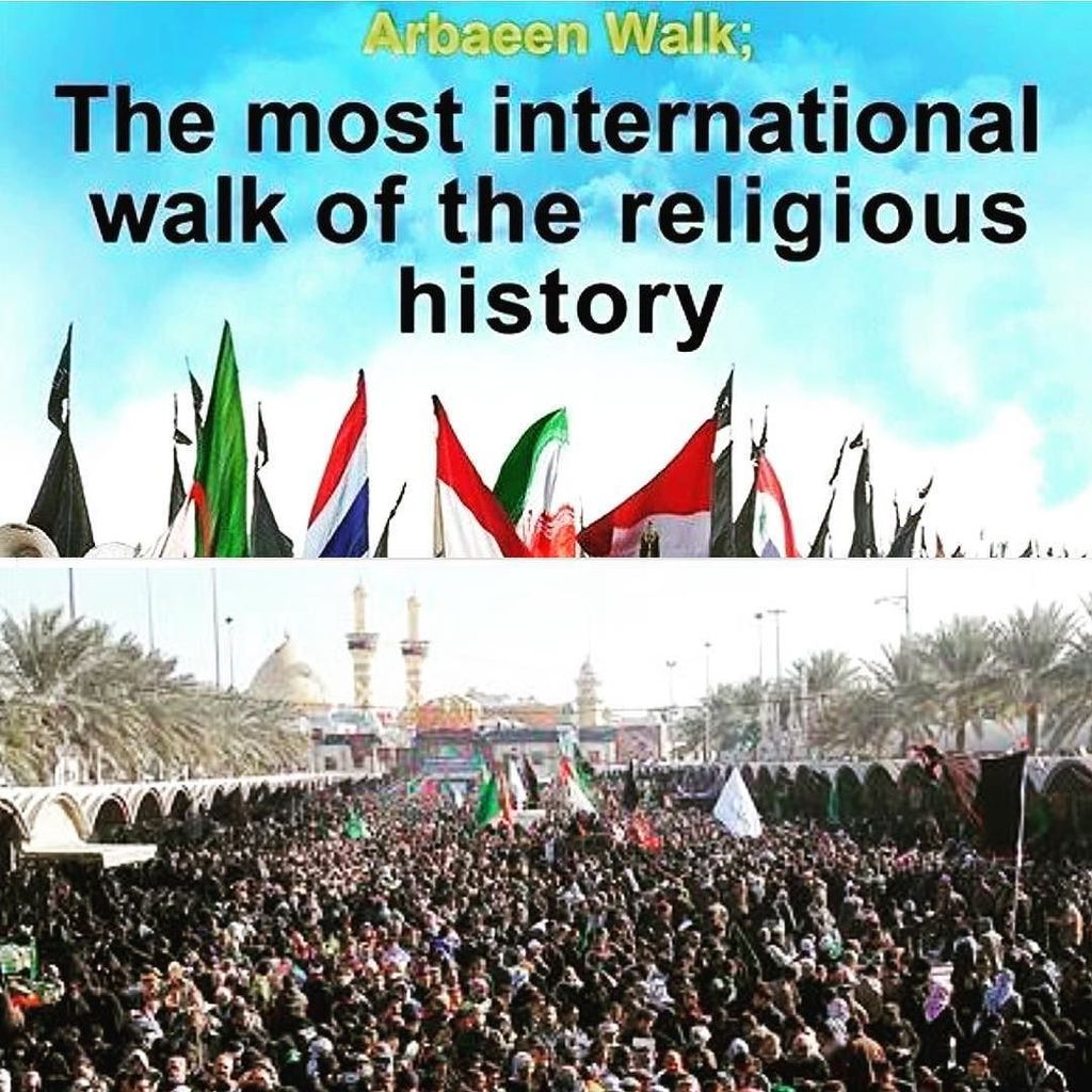 arbaeenpix's tweet photo. Arbaeen walk increases with millions every year from all around the globe MashAllah ❤️ #imamhussain #arbaeen #arbae… https://t.co/cVAaAaAxQq