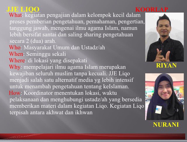 Cabang ke 10, JJE Liqo