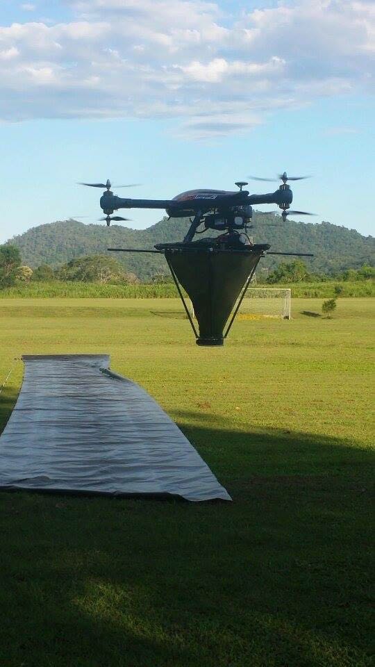 AUFOUAV's tweet photo. #AUFO ANT Baiting Drone . #YellowCrazyAnts eradication is a must before they destroy valuable farming enterprises. https://t.co/sIZLKbZpzM