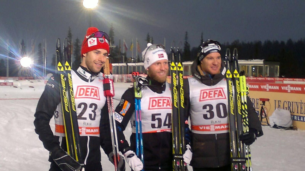 kvplus_na's tweet photo. Super successful WC start for KV+ athletes! 3 wins in 3 days by Sondre Turvoll Fossli and Martin Johnsrud Sundby. https://t.co/nda9XgM63s