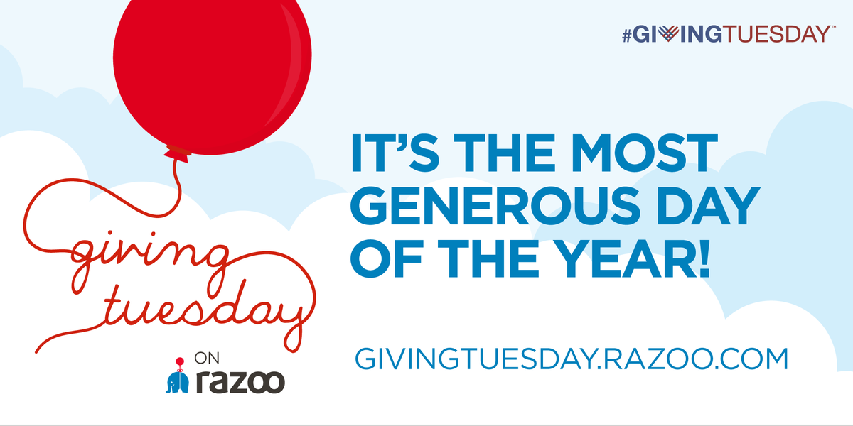mightycause's tweet photo. #GivingTuesday: the most generous day is here! Give to your favorite charity at https://t.co/YfWO19nK1J #RazooGT15 https://t.co/xiiZgFW2yF