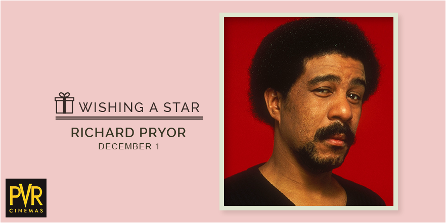 Today we celebrate the birthday of stand-up comedian and actor Richard Pryor. We wish him a very happy birthday. 