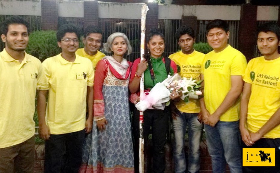 JAAGOFoundation's tweet image. Welcome back @wasfia! It&apos;s so good to see our Ambassador after her successful completion of the Seven #SummitProject