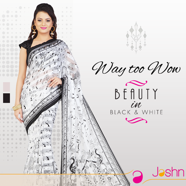 JashnOnline's tweet photo. #WayTooWow Wear this beautiful saree with a beautiful peacock print on the pallu for any occasion to look fabulous! https://t.co/0i4hyfUODE
