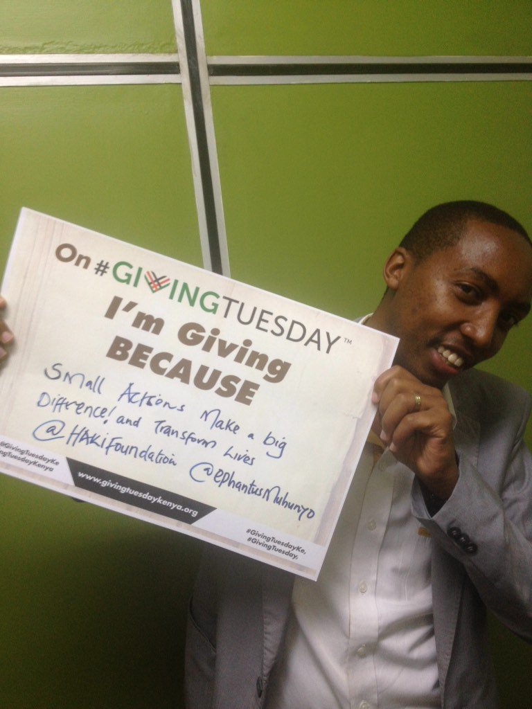 Big shout out to @teamndoto @KenGen_Foundatn @AfriCF @londianicharity @YetuOrg & whats your giving story?