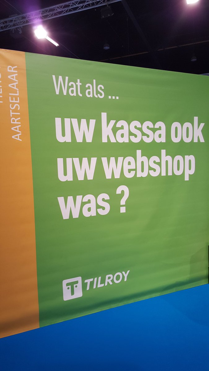 CSchillie's tweet photo. Wat als uw kassa ook uw webshop was? Ook vandaag meer dan welkom op onze stand 4099 op #ecomxpo #tilroy #prosteps https://t.co/xVzkiKg3vt