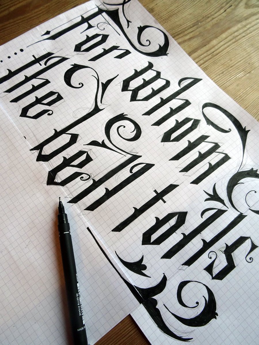 rachelssigns's tweet photo. #gothic #font available #smalltype #thedailytype #lettering #handlettering #graphicartist #signs #design #Brighton https://t.co/d6yTWVgVyu