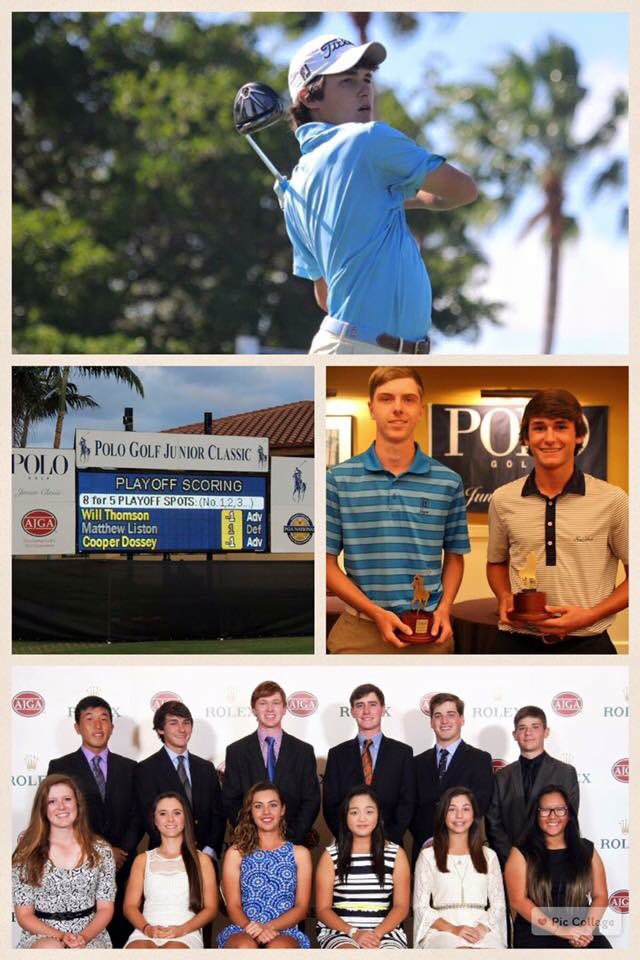 SwingEvolution's tweet image. A new member of the Rolex All American Team, 15-year old Will Thomson, 2 US Ams, The future. Coach Steen is proud.