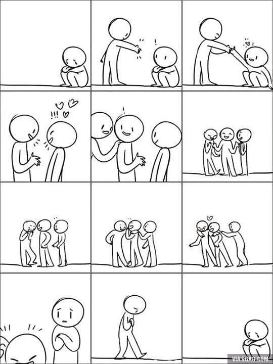 TangaMoSir's tweet image. May mga taong makahanap lang better friends, bigla na lang makakalimot ng pinagsamahan.