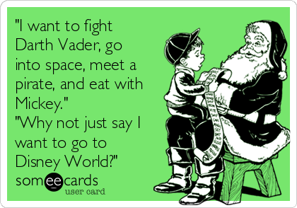 TrinaKoehler's tweet photo. What is on YOUR Christmas wish list? #Disney #Christmas #Favoritetimeoftheyear #solidrockrealty #movetoFL https://t.co/eKklXpNDWh