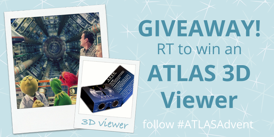 ATLASexperiment's tweet image. Day 1 of #ATLASAdvent: Re-tweet this image for a chance to win 1 of 3 ATLAS 3D viewers, shown in the image below!