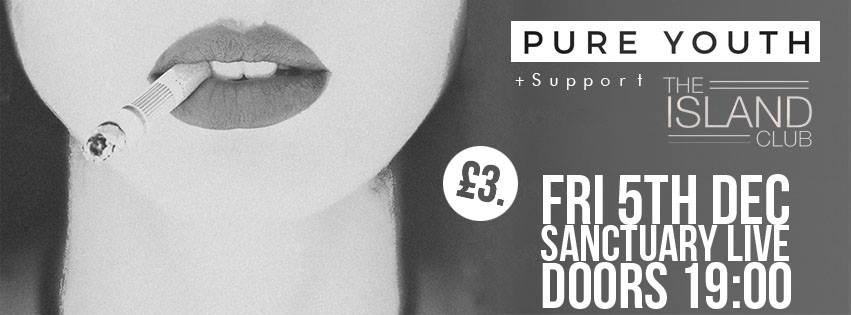 Our 2nd gig this week is happening Saturday w/ <a href="/pureyouthband/">Pure Youth</a> at <a href="/SanctuaryBtown/">SanctuaryBasingstoke</a> . We cannot wait! 18+, £3adv/£4.