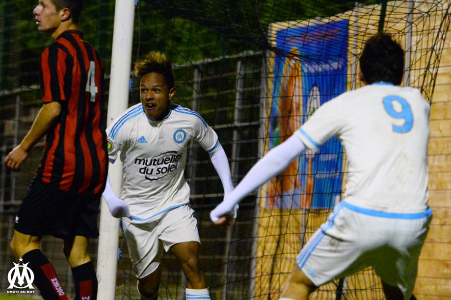 OMnet's tweet photo. [Vidéo] CFA - OM 3-0 Nice : le but de Florian Chabrolle (53e) #CFA #ButCFA
 → https://t.co/9J8Y4SNHif https://t.co/dn9PzMSESI