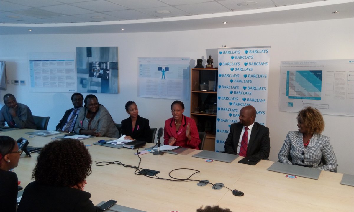AbsaKenya's tweet photo. Doris Mayoli, far right, founder of the Twakutukuza Trust with part of the WNF Diversity and Inclusion team. https://t.co/c5fnaq1482