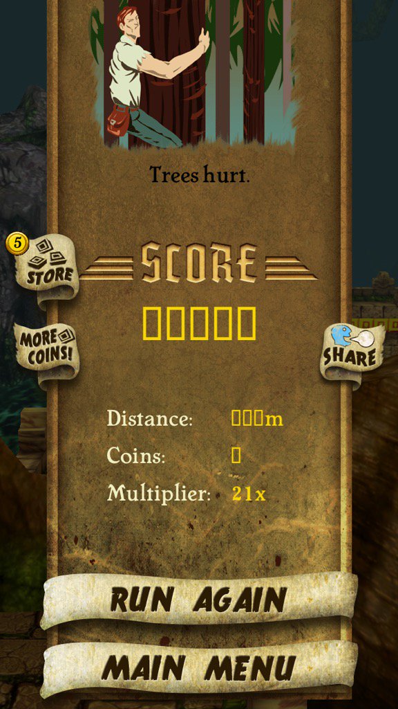 Halim084745821's tweet photo. I got ۳٬۲۹۷ points while escaping from demon monkeys. Beat that! https://t.co/p96ueU1suW #TempleRu##### https://t.co/ABZKu0xFVb